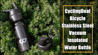 CyclingDeal Bicycle Stainless Steel Vacuum Insulated Water Bottle CD-BM-01N