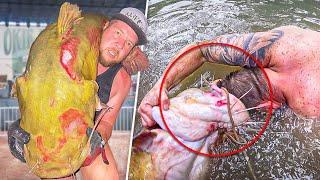 A Catfish SWALLOWED my Head during the OKIE NOODLING TOURNAMENT!