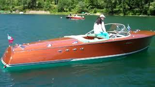 Beautiful Riva boats on Lake Como 2010 Riva Days