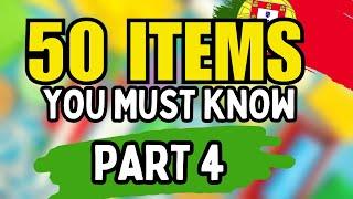 50 Common Everyday Items Every Portuguese Beginner Must Know  (Part 4)