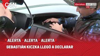 SEBASTIÁN KICZKA LLEGÓ A DECLARAR