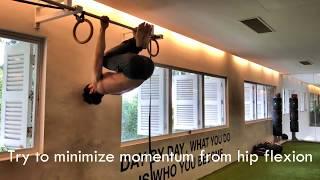 Knee Tuck Front Lever Tilt Back (Pull Up alternative)