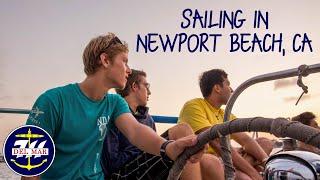 Sea Scouts Sailing In Newport Beach