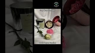 100% Vegan Soy Wax Candles | Vegan Wax Candles #shorts