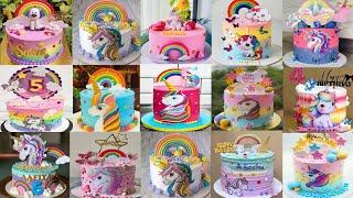 Best Unicorn Theme Birthday Cake 2025/Unicorn Cake/Rainbow Cake Design/Unicorn Cake Design#cake