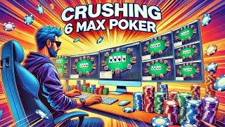 How To Win at 6 Max Poker Online – Become Top 1 Percent! ️