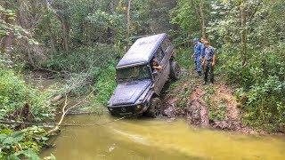 Toyota LC105 и Gelandewagen mercedes, УАЗ и нивы на Гремячем ключе. Ч.1. off road