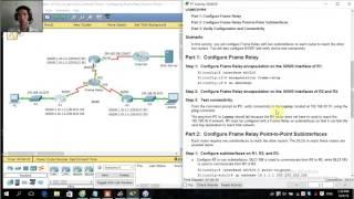 [CCNA S4] 4.2.2.6 Packet Tracer - Configuring Frame Relay Point-to-Point Subinterfaces