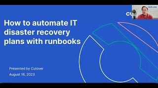 How to automate IT disaster recovery plans with Runbooks