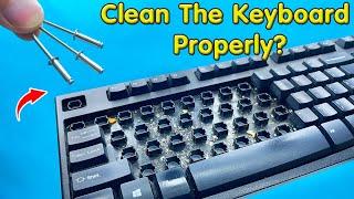 The Fastest and Safest Way to Clean a Computer Keyboard