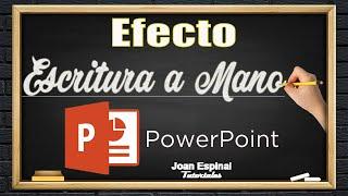 [PASO A PASO] cómo Hacer efecto escritura a mano PowerPoint