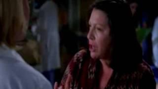 izzie find out she has cancer! one the most strong moments! that's why grey's is DRAMA!!!