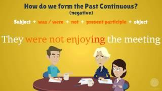 Past continuous tense in English