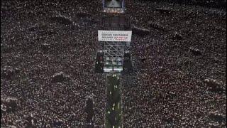 Travis Scott performed in front of a crowd of over 80,000 fans at his Concert in Milan Italy