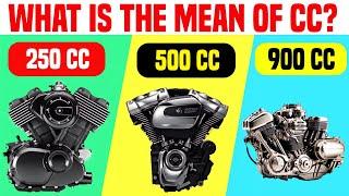 What Is The Meaning Of CC In Motorcycle OR Car?