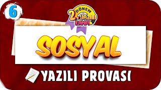 6.Sınıf Sosyal 2.Dönem 2.Yazılıya Hazırlık | 2022 