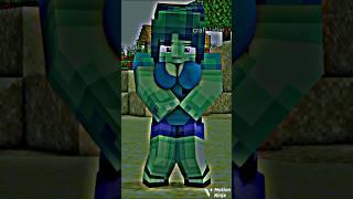 zombie girl poo in ocean -minecraft animation #shorts
