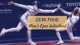 [SEMI FINAL] Davide DI VEROLI  v Romain CANNONE  | Fencing World Championships 2023 | MEI