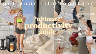 how to *actually* be productive ‧₊˚️⊹ life-changing tips, time management, productive vlog