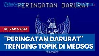 "Peringatan Darurat" Garuda Biru Trending Topik di Medsos