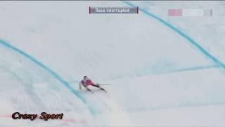 BIG CRASH Ski Alpine G.-Partenkirchen Downhill C.Huetter