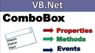 Vb.net Combobox control Properties,Methods and Events