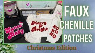 Faux Chenille Patches | Holiday Edition| Real vs Fake | Easy tutorial