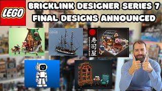 LEGO Bricklink Designer Program Series 7 - Final Designs Announced