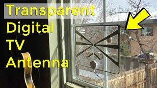 How To Install Transparent Digital TV Antenna with 50 Mile Range- Alldio 1 Review