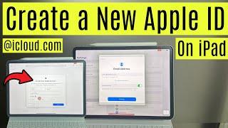 How To Create a New Apple ID on iPad @icloud.com FREE (2024)