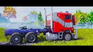 Fortnite Optimus Prime and Movie Optimus Prime