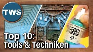 10 important tools & techniques that changed my tabletop life (terrain, painting miniatures, TWS)