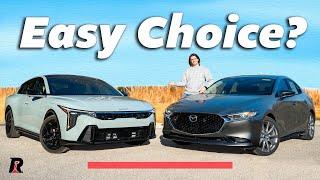 2025 Mazda3 vs Kia K4 / Upscale, Budget Battle!