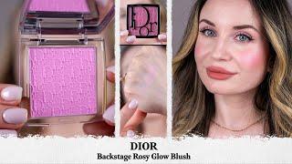 NEW Dior Backstage Rosy Glow Blush vs Old Formula | Swatches & Application on Skin