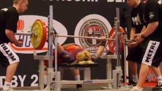 Ekaterina Baranova (RUS) 3.att.: 155 kg 2014 IPF World Benchpress Championships