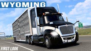 ATS Wyoming DLC - First Look New Trailer Gameplay [#403] AMERICAN TRUCK SIMULATOR