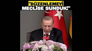 Erdoğan'dan emekli maaş zammı açıklaması! "Düzenlemeyi meclise sunduk!" #shorts