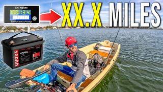 How Far Will a 100ah Trolling Motor Battery Take You? | Dr. Prepare TEST