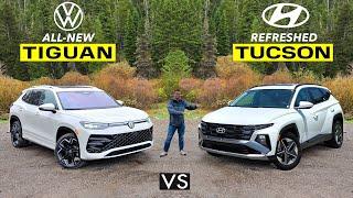 BEST RAV4 ALTERNATIVE?? -- 2025 Volkswagen Tiguan vs. 2025 Hyundai Tucson: Comparison