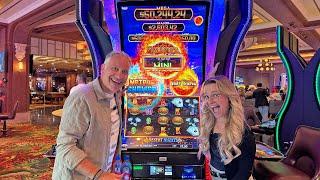 Watch My Dad And I Get ALL The Features On This BRAND NEW Slot!