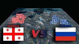 10.000 GEORGIAN ARMY vs 25.000 RUSSIAN ARMY | WARNO