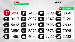 RESUMEN El Primero - Sorteo N° 4327 / 26-10-22 - LOTERIA DE RIO NEGRO- En Vivo