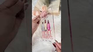 Everything We Are Because Of You | Personalized Acrylic Plaque #macorner #mothersday #acrylic