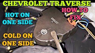 Blend door actuator not working chevy traverse how to fix