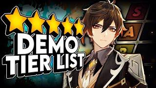 5 Star Demo Tier List (Part 1 of 2) | Genshin Impact