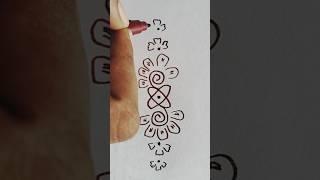 #rangoli #easybordermuggulu #indianart #youtubeshorts #hanu #art