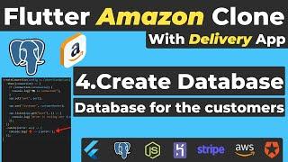 4. Creating Database - Amazon Clone | Flutter Ecommerce App with Backend | Flutter Ecommerce App