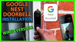 How To Install Nest Doorbell Wired With No Existing Transformer or Doorbell