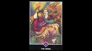 4. The Rebel  - ZEN TAROT -  Awareness Joy Healing