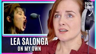 The Most Emotional Voice In Musical Theatre?! | Lea Salonga - On My Own| Vocal Coach Reacts Analysis